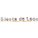 Ｓｉｅｓｔａ ｄｅ Ｌｅｏｎ (Siesta)