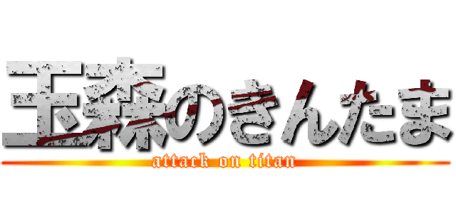 玉森のきんたま (attack on titan)