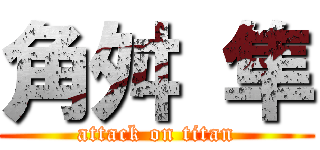 角舛 隼 (attack on titan)