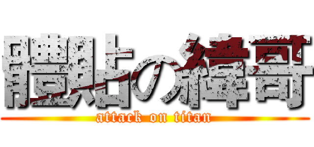 體貼の緯哥 (attack on titan)