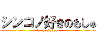 シンコノ好きのもしゅ (in  the sinkono)