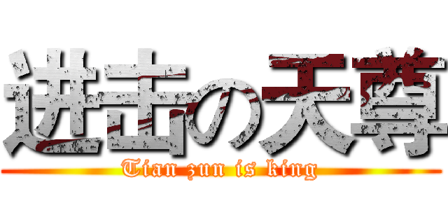 进击の天尊 (Tian zun is king)