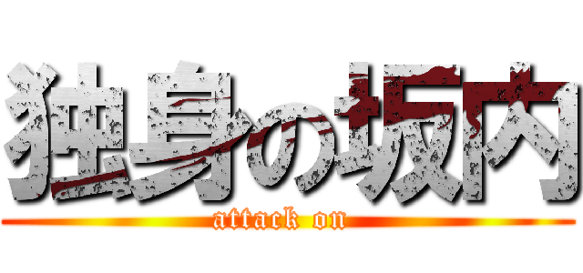 独身の坂内 (attack on )