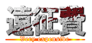 遠征費 (Very expensive)