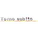 Ｔｏｒｎｏ ｓｕｂｉｔｏ       ()