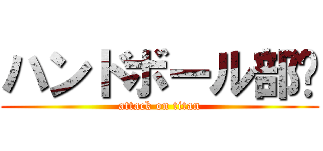 ハンドボール部