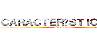 ＣＡＲＡＣＴＥＲÍＳＴＩＣＡＳｊ  (del humanismo)