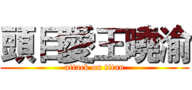頭目愛王曉渝 (attack on titan)