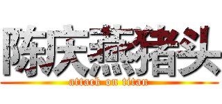 陈庆燕猪头 (attack on titan)