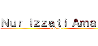 Ｎｕｒ Ｉｚｚａｔｉ Ａｍａｌｉａ (gagal mupon)