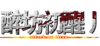 醉坊初醒丿 (attack on titan)