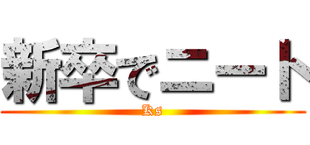 新卒でニート (Ks)