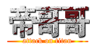 帝哥哥 (attack on titan)