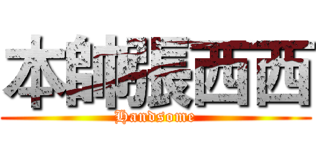 本帥張西西 (Handsome)