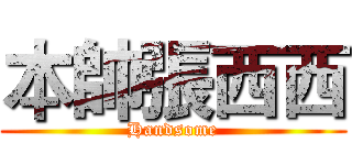 本帥張西西 (Handsome)