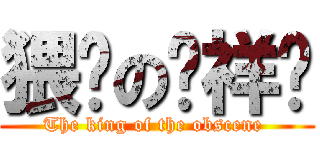 猥琐の赵祥鸿 (The king of the obscene )