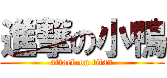 進撃の小鴨 (attack on titan)