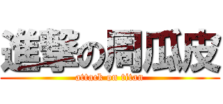 進撃の周瓜皮 (attack on titan)