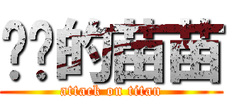 进击的苗苗 (attack on titan)