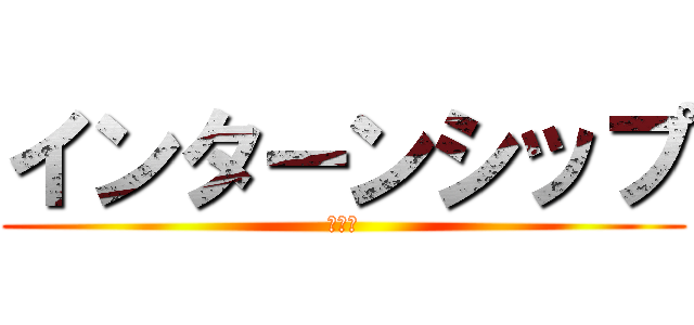 インターンシップ (報告集)
