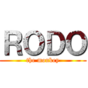 ＲＯＤＯ (the monkey)