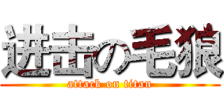 进击の毛狼 (attack on titan)