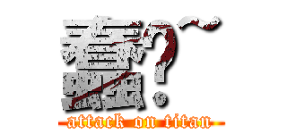 蠢ㄝ~ (attack on titan)