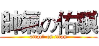 帥氣の佑騏 (attack on titan)