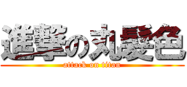 進撃の丸髮色 (attack on titan)
