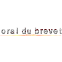 ｏｒａｌ ｄｕ ｂｒｅｖｅｔ (attack on titan)