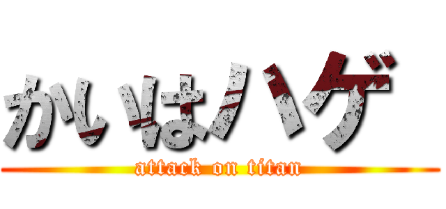 かいはハゲ  (attack on titan)