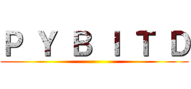 Ｐ Ｙ Ｂ Ｉ Ｔ Ｄ ()