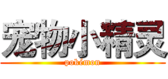 宠物小精灵 (pokémon)