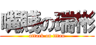 嘴賤の瑞彬 (attack on titan)
