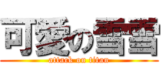 可愛の雪雪 (attack on titan)