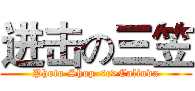 进击の三笠 (Photo Shop <c>Calinda)