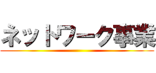 ネットワーク事業 ()