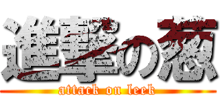 進撃の葱 (attack on leek)