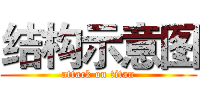 结构示意图 (attack on titan)