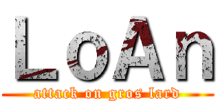 ＬｏＡｎ (attack on gros lard)