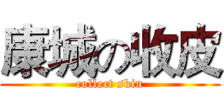 康城の收皮 (collect skin)