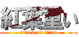 紅葉重い (attack on titan)