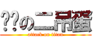 龙龙の二吊蛋 (attack on titan)