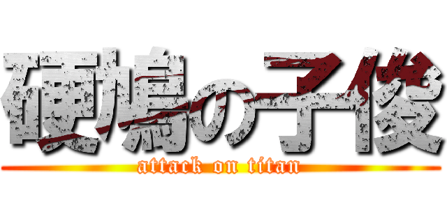 硬鳩の子俊 (attack on titan)