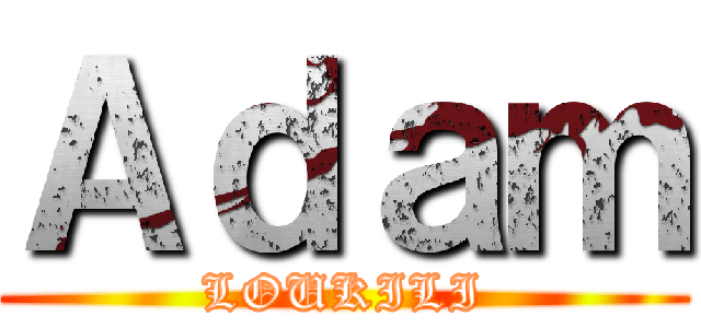 Ａｄａｍ (LOUKILI)
