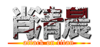 肖清晨 (attack on titan)