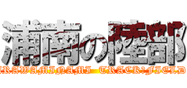 浦南の陸部 (URAWAMINAMI  TRACK＆FIELD )