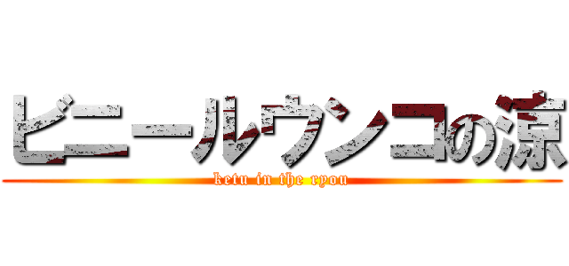 ビニールウンコの涼 (ketu in the ryou)