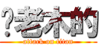 你老木的 (attack on titan)