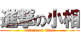 進撃の小相 (attack on titan)